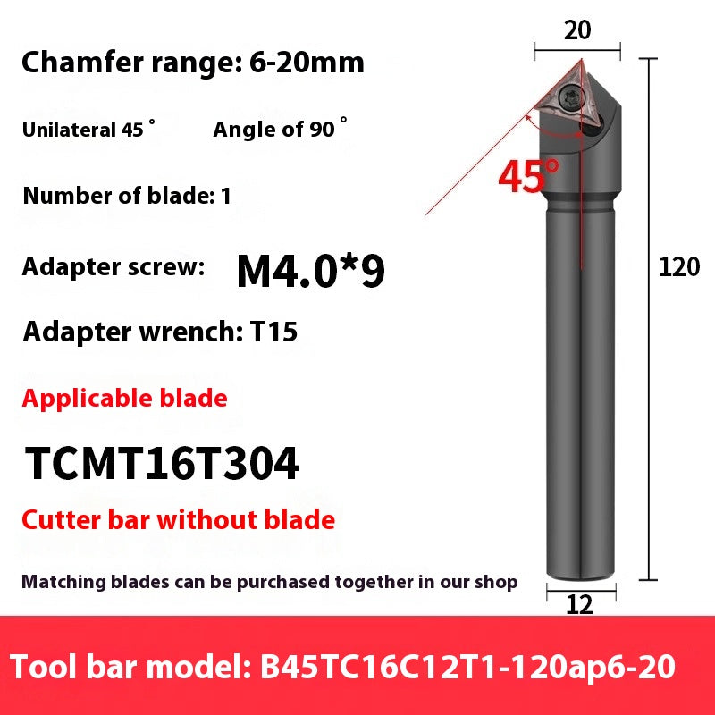 6039 Machining center 15 20 25 30 35 40 45 50 55 60 65 70 75 degree chamfering toolholder TCMT Shandong Denso Pricision Tools Co.,Ltd.